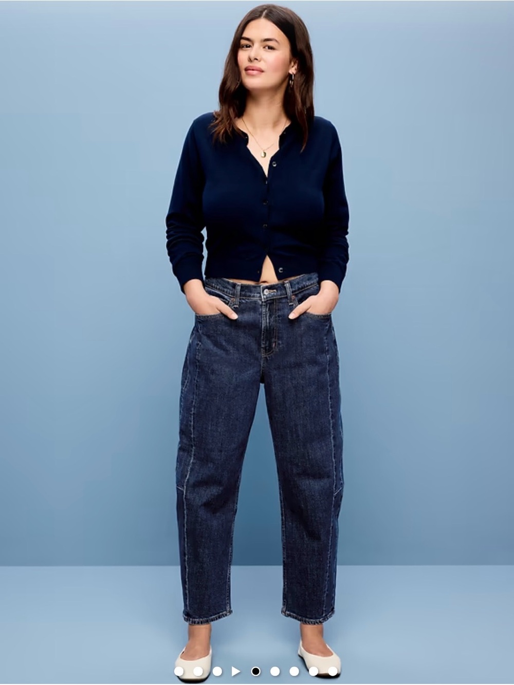 Old Navy Dark Blue Boyfriend Jeans